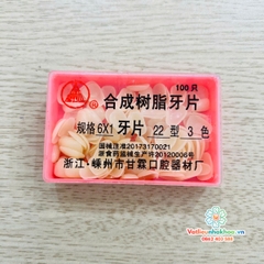 Mặt răng tạm nha khoa - Răng nhựa tạm