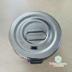 Hộp hấp bông gạc hình trống