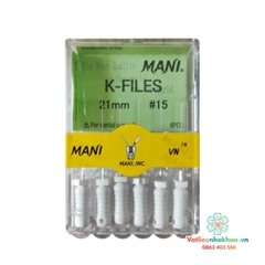 Trâm tay nội nha Nong K-files Mani (Hộp 6 cây)