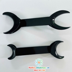 Banh miệng nhựa kéo 2 đầu đen