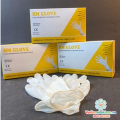 Găng tay y tế HM Glove - Thái Lan có bột/ không bột