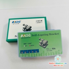 Mắc cài kim loại tự khóa KND (tự buộc) (MUA 10 TẶNG 1)