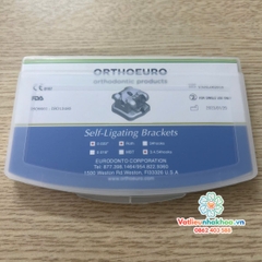 Mắc cài kim loại tự khóa OrthoEuro xanh dương (tự buộc)