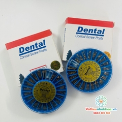 Chốt kim loại vàng Dental - Hộp 120 cái