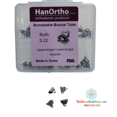 Mắc cài răng 6 - 2 ống - Loại hộp - Roth 022 - SET 20