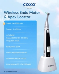 Máy nội nha tích hợp định vị chóp C-SMART NOVA X