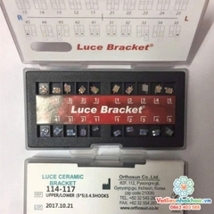 Mắc cài sứ Sapphire Luce Orthosun