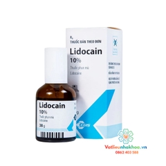 Tê xịt Hungary Lidocain 10% gây tê tại chỗ
