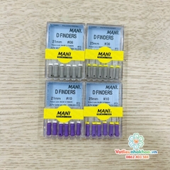 Trâm thăm dò ống tủy - Trâm tay Mani D finders