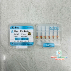 File Máy Nội Nha S3 Blue (MUA 10 TẶNG 1)