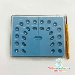 Mắc cài kim loại tự khóa Self - Ligating Bracket (tự buộc) (MUA 5 TẶNG 1)