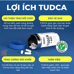 TUDCA + NAC hỗ trợ bảo vệ gan hủ 90 viên