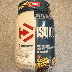 Dymatize ISO 100 Hydrolyzed 100% Whey Protein Isolate 20 servings
