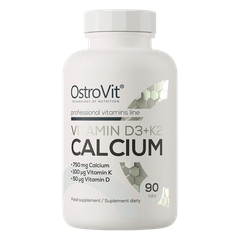 OstroVit Vitamin D3 + K2 Calcium 90 Tabs