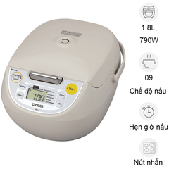 Nồi Cơm Điện Tử Tiger JBV-S18W 1.8 Lít