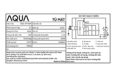 Tủ mát Aqua 625 Lít AQS-AF760H