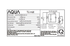 Tủ mát Aqua 215 Lít AQS-AF340N