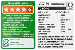Tủ đông Aqua Inverter 508 lít AQF-C6901E