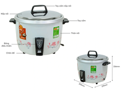 Nồi cơm điện Sharp KSH-D44V 3.8 Lít