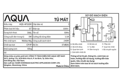 Tủ mát Aqua 396 Lít AQS-AF520H