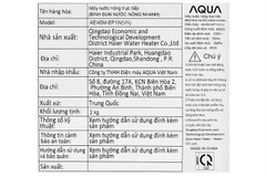 Bình nóng lạnh trực tiếp Aqua 4500W AEI45M-EP1W(VN)