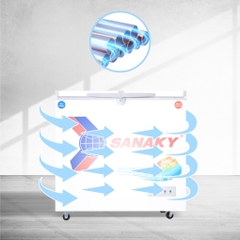 Tủ đông Sanaky 195 Lít VH-2599W1