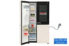 Tủ lạnh LG Inverter 635 lít Side By Side InstaView Door-in-Door GR-X257BG