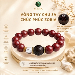 Vòng tay chu sa chúc phúc ZORIA