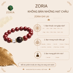 Vòng tay chu sa chúc phúc ZORIA