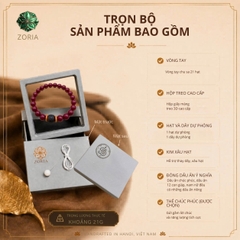 Vòng  tay chu sa 21 hạt