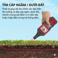 MÁY DÒ DÂY ĐIỆN ÂM TƯỜNG – DÒ CÁP NGẦM NF-826