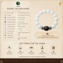 Vòng tay bạch ngọc bồ đề 12 hạt