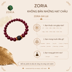 Vòng  tay chu sa 21 hạt