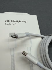 COM 1 BỘ SẠC 6 CỔNG + 2 DÂY SẠC DÙ USB-C , LIGHTNING CAO CẤP - TOP TN SHOP