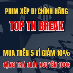 Phim xếp bi chính hãng TOP TN Break / SIÊU BỀN / 1 Vỉ 6 phim