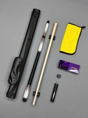 COMBO GẬY TOP CUE + CÓ TẨY ELASTIN 500K + CÓ NỐI + BAO DA 250K + GĂNG HERMUS 250K + LƠ MASTER + KHĂN 30X30
