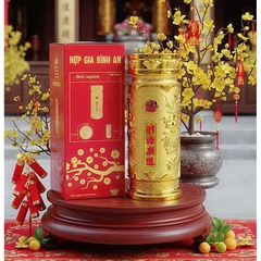 B7-005 Ống cắm nhang VÀNG lớn mới