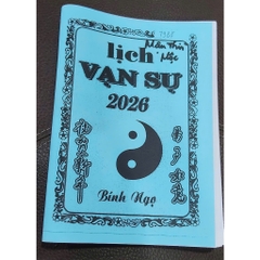 Lịch vạn niên 2026 xem ngày đẹp xấu theo từng tuổi + ghi chú năm sinh nam hoặc nữ