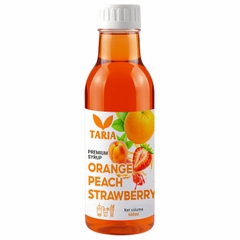 Syrup Cam Đào Dâu - Orange Peach Strawberry Syrup Taria (650 ml)