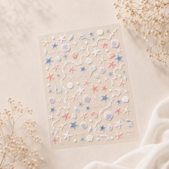 Sticker In Nổi 3D Dán Móng Tay, Điện Thoại, Sổ Tay, Sticker PVC Chống Nước Nhiều Mẫu