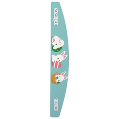 Dũa Móng Tay Bán Nguyệt Độ Nhám 100/180, Họa Tiết Thỏ Dễ Thương, Phụ Kiện Làm Nail Chuyên Nghiệp