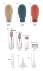Bộ Chiết Mỹ Phẩm Du Lịch, Chai Đựng Dầu Gội, Sữa Tắm, Kem Dưỡng Mini Tiện Lợi
