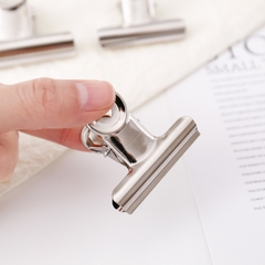 Kẹp Giấy Kim Loại Inox, Kẹp Hồ Sơ, Kẹp Tài Liệu, Kẹp Ảnh Trang Trí BEYOU