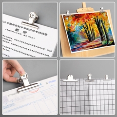 Kẹp Giấy Kim Loại Inox, Kẹp Hồ Sơ, Kẹp Tài Liệu, Kẹp Ảnh Trang Trí BEYOU