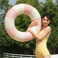 Phao Bơi Tròn Màu Pastel Đa Dạng Kích Thước - Phao Bơi Chống Lật An Toàn Cho Bé Và Gia Đình