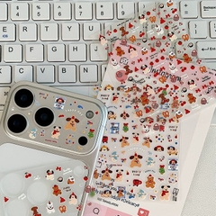 Sticker In Nổi 3D Dán Móng Tay, Điện Thoại, Sổ Tay, Sticker PVC Chống Nước Nhiều Mẫu