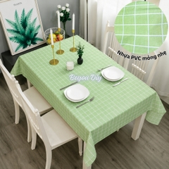 Khăn Trải Bàn Caro, Thảm Picnic Nhựa PVC Chống Thấm Mỏng Nhẹ, Khăn Trải Dã Ngoại, Phông Nền Chụp Ảnh