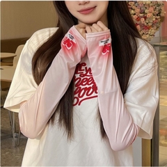 Bao Tay Chống Nắng Nữ Form Rộng Thoáng Mát, Găng Tay Dài Co Giãn Mềm Mịn Chống Tia UV