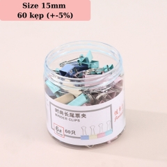 Kẹp Bướm Màu Pastel, Kẹp Giấy Văn Phòng Màu Macaron Dễ Thương, Decor Bàn Học Bàn Làm Việc
