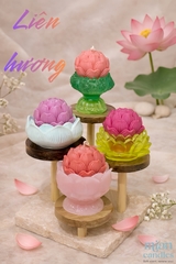 LIÊN HƯƠNG – Nến thơm Búp Sen và đế